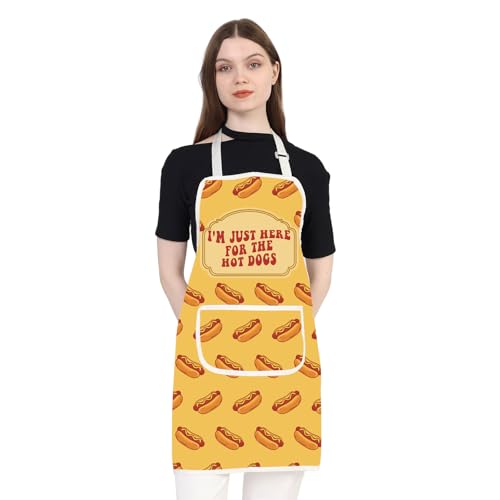 Tablier de cuisine Hot Dogs JXGZSO vêtement chef restauration - 4