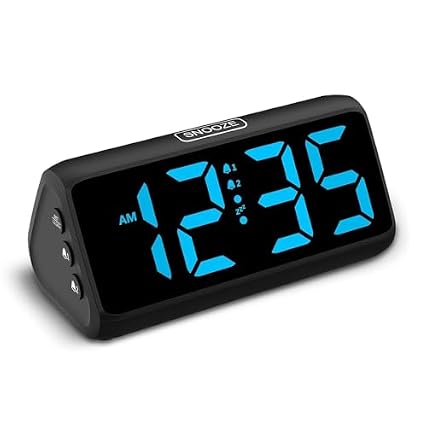 Netzu Loud Dual Alarm LED Clock product photo