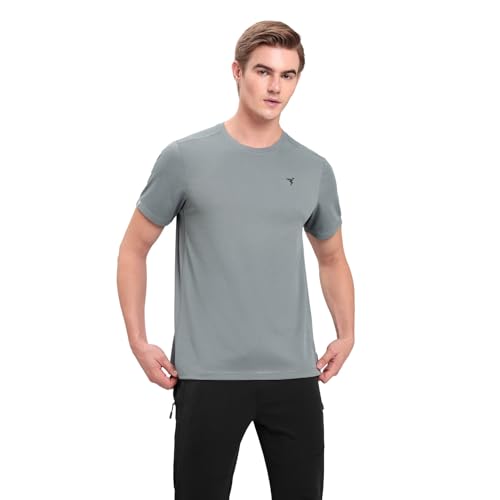 Image of TECHNOSPORT Men's Polyester Regular Fit T-Shirt