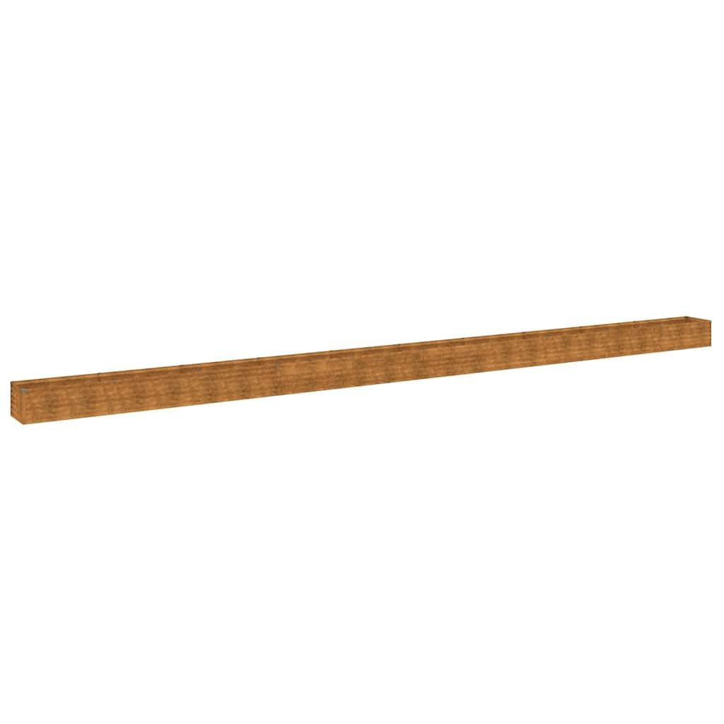 Hochbeet 960x50x36 cm Cortenstahl Pflanzkübel für Garten Terrasse