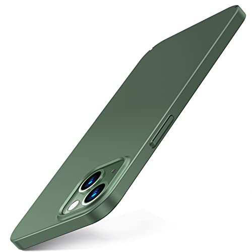 TORRAS 2026 Neu Ultra Dünn für iPhone 13 Hülle (mit 2 Schutzglas) Grün