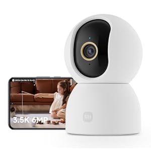 XIAOMI C500 Überwachungskamera Innen, 3, 5K 6MP Kamera Überwachung Innen