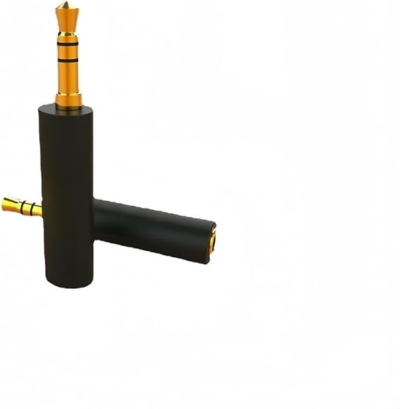 JCALLY Conductor Earphone 3.5 mm to 3.5 mm Impedance Plug Rod 30 ohm 75 150 200 400 600 ohm Noise Cancelling Adapter Resistance Reduce Noise Filter Plug (400 Ohm)
