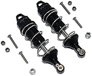 Losi 1:10 Lasernut U4 Tenacity LOS03028 / Tenacity DB Pro LOS03027V2 Upgrade Parts Aluminum Front Thickened Spring Dampers 86mm - 12Pc Set Black