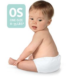 Econobum One Size Cloth Diapers Trial Pack (White)