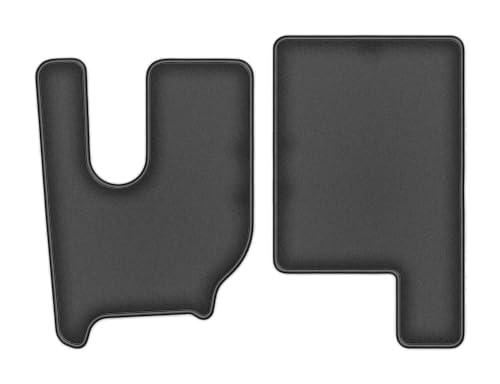 Tapis de sol en velours Renault T Durban lot de 2 pour camion à partir de 2013 graphite