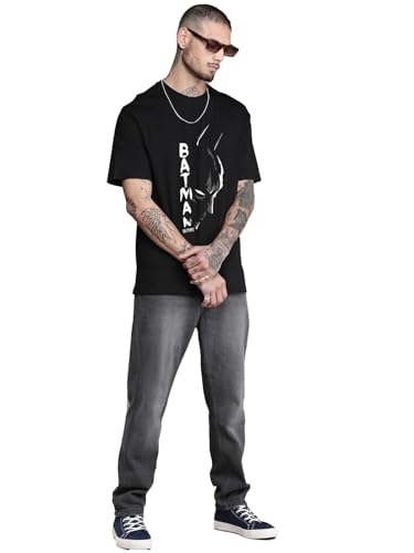Image of LEOTUDE Men's Cottonblend Oversized Round Neck T-Shirt | T Shirt for Man