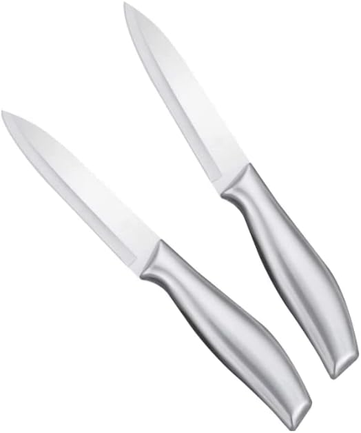 Ailelan Fruit Knife, 4 Pack Small Kitchen Knife Sets, Sharp and Durable