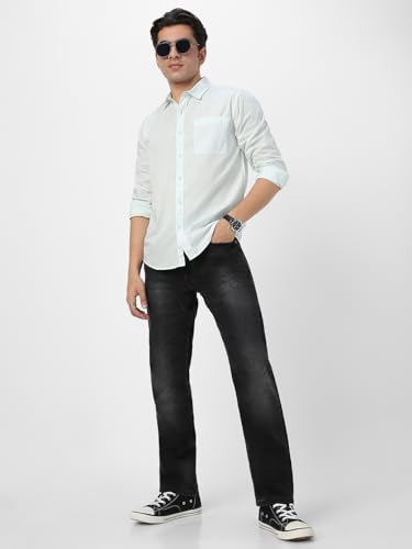 Image of Urbano Fashion Men's Cotton Full Sleeve Regular Fit Casual Solid Shirt