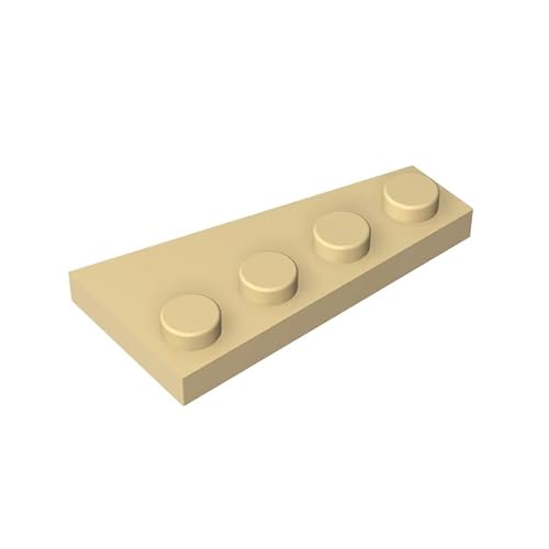 Gobricks GDS-548 Wedge Plate 4 x 2 Left 50PCS Compatible with Lego 41770 DIY Parts and MOC Components for Major Brick Brands Color：Tan 5 -  BrickBuddy, GDS-548-031