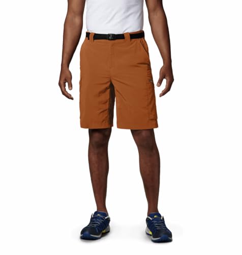 Image of Columbia Men's Regular Fit Shorts (AM4723 Cypress Heather Camo Print 40)