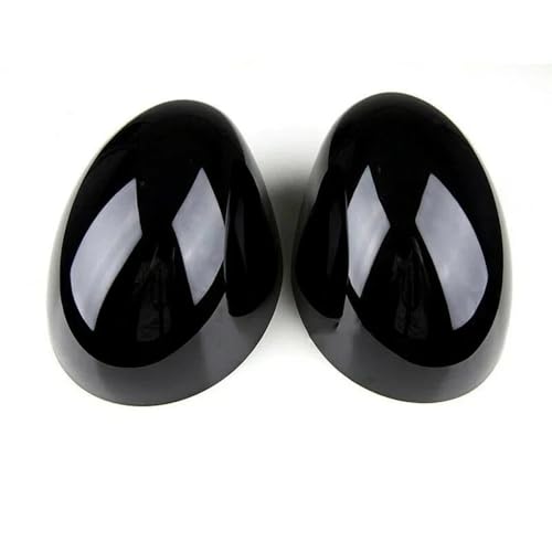 Coque miroir latéral noir brillant pour F54 F55 F56 F57 F60