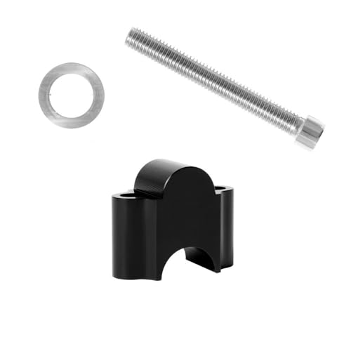 Riser de guidon moto 22mm universel noir idéal pour les longs voyages
