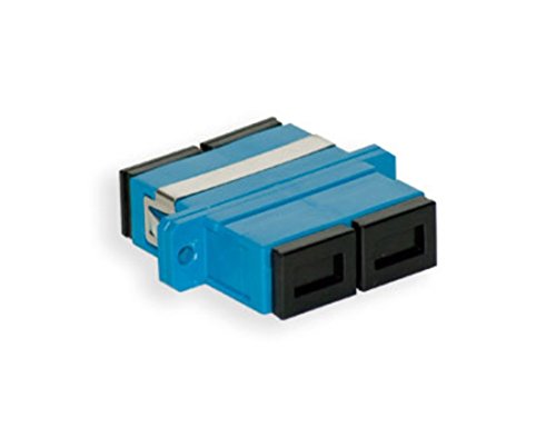 SC Fiber Coupler Female/Female | Duplex Multimode/Singlemode Compatible SC to SC Female Fiber Optic Couplers | FiberCablesDirect | sc/sc Female/Female dx Coupler Single-Mode mm sm