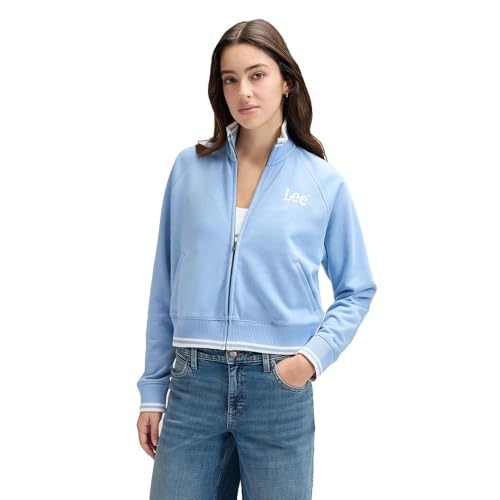 LEE - Sweatshirt Damen - Relaxed Fit - Zip Up - Halogen