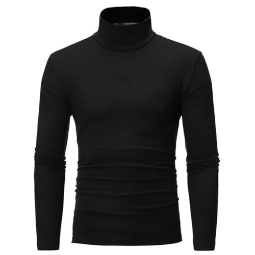 Sweat-shirt à col montant homme pull décontracté vêtement extérieur XS