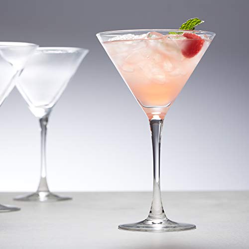 Amazon Basics Chelsea Martini Glass Set, 10-Ounce, Set Of 6 #TOP4