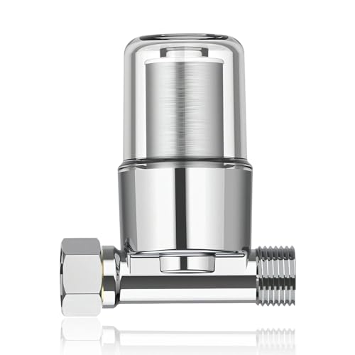 DEANKEJI 40μm Filtro Agua Entrada General, Filtro Antical Duchacon Cartucho de Acero Inoxidable, 1/2' Filtros de Agua para Grifo, para Duchas, Grifos, Lavadoras, Calentadores de Aguas