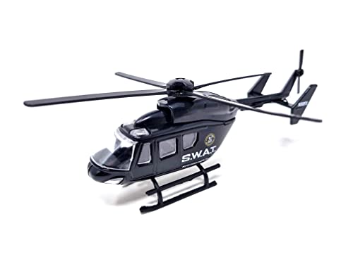 PLAYJOCS GT-8134 SWAT Helikopter, Kunststoff-Fahrzeug mit Metallteilen, ideales Spielzeug für Kinder und Sammler.