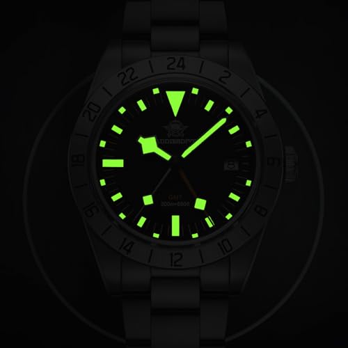 Montre à quartz pour homme ADDIESDIVE AD2036 cadran noir élégant style décontracté - 6