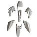 ZTDZZH CRF70 white full fairing plastic fairing (including mounting screws) motorcycle fender body cover for CRF70CC pit type land car