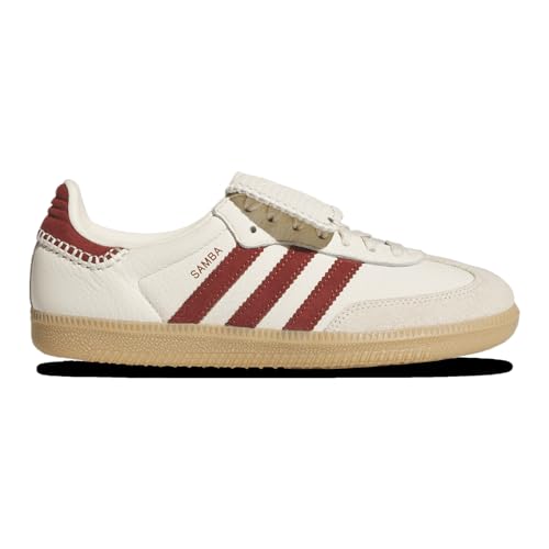 Adidas Orininals Samba Long Tongue - Women's (JS3541, Preloved Ruby/Wonder White/Gold)