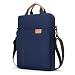 jooeer 13-14 Inch Laptop Sleeve Case Waterproof Polyester Shoulder Bag Compatible with MacBook Air Pro M4 M3 M2 M1, Surface Pro (Navy Blue, 13 Inch)