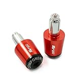 Tapones Extremos Manillar Moto para SV650/S SV 650/SV650 SV650S SFV650 7/8' 22MM Accesorios para Motocicletas Manillar Puños Tapas Tapones De Extremo(Orange)