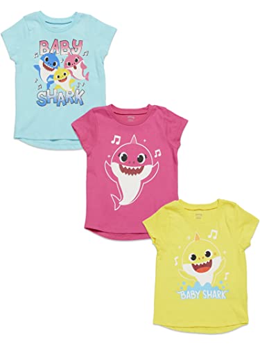 Pinkfong Baby Shark [SizeRangeDescription1] 3 Pack Graphic T-Shirts [SizeDescription1] - Main Image