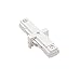 WAC Lighting J2-IDEC-WT J Track 2-Circuit Dead End I Connector, White