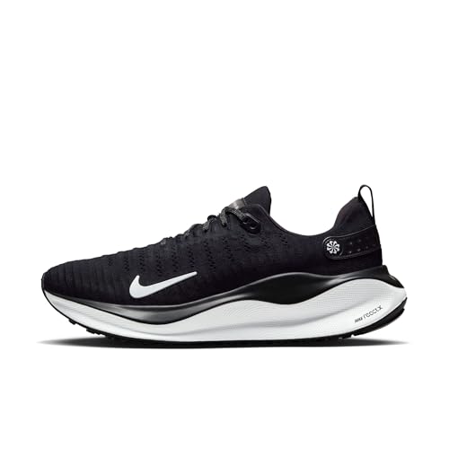 Nike InfinityRN 4 Men's Road Running Shoes (DR2665-001, Black/Dark Grey/White) Size 12