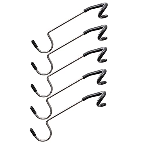 JUMPLAWN 5Pcs Camping Lamp Pole Hooks Durable S Shape Tent Light Hangers for Easy Outdoor Use for Lanterns and Bags Lightweight and Portable for Camping