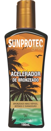 Acelerador de Bronzeado Sunprotec Gold, Di Hellen Cosméticos