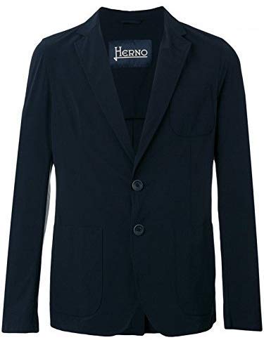 Herno Veste Homme Tissu Extensible Bleu - Bleu Foncé, 50