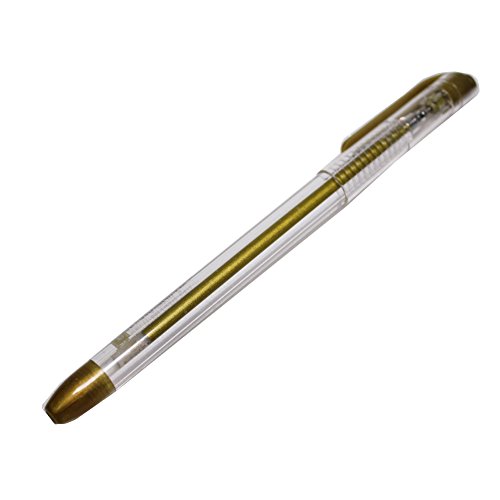 Bolígrafo Dong-a Gel Metalizado 0.7mm Dorado Pack 12 miniatura 5