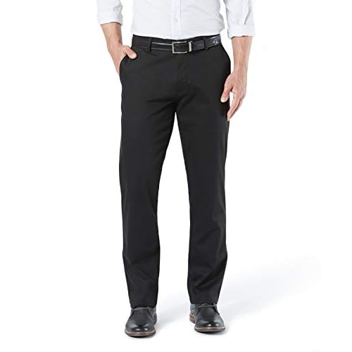 Dockers Men’s Straight Fit Signature Lux Cotton Stretch Khaki Pant