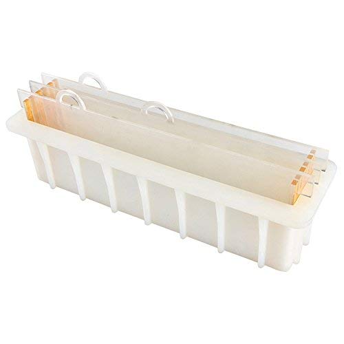 Moule silicone savon sans déformation avec cadre acrylique fixe