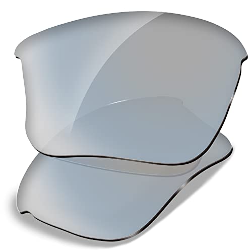 Dynamix Polarized Replacement Lenses for Oakley Flak Jacket XLJ | Easy To Install | Fit Perfectly | Titanium