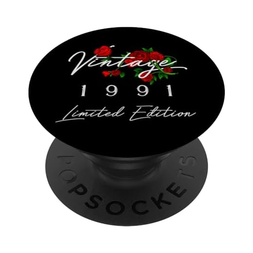 Regalos de 32 años vintage 1991 32 para hombres y mujeres 32 cumpleaños PopSockets PopGrip Intercambiable