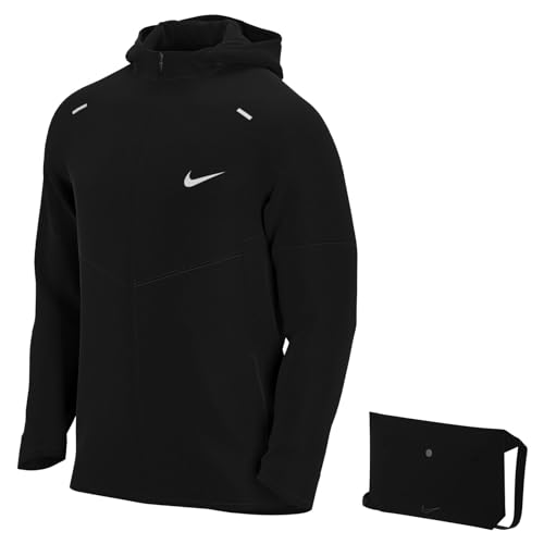 Nike CZ9070 M NK RPL UV WINDRNNER JKT Jacket Mens Black/Reflective silv 2XL