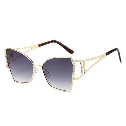 Lunettes de soleil métalliques UV400 pour éviter la fatigue oculaire