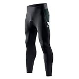 [サンティック] メンズ サイクルパンツ サイクルタイツ レーパン レーサーパンツ 3Dパッド ロードバイク サイクリング サイクルウェア 春夏 弾力 速乾 ポケット ブルー XXL