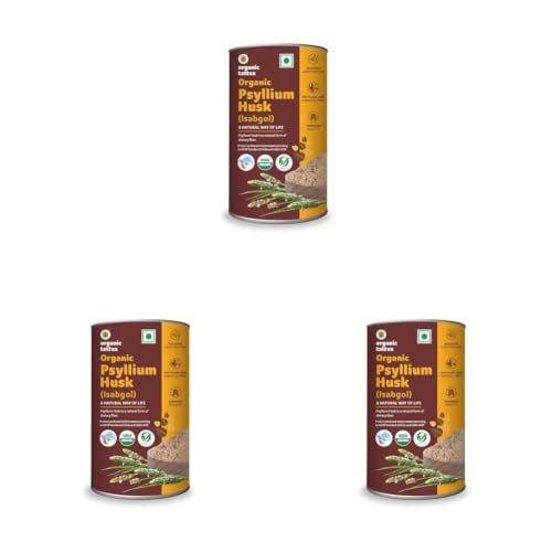 Image of Organic Tattva Psyllium Whole Husk (Isabgol) 100 Gram (Pack of 3)