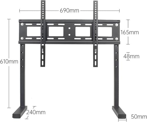 Support de bureau pour écran 50-75 pouces réglable hauteur