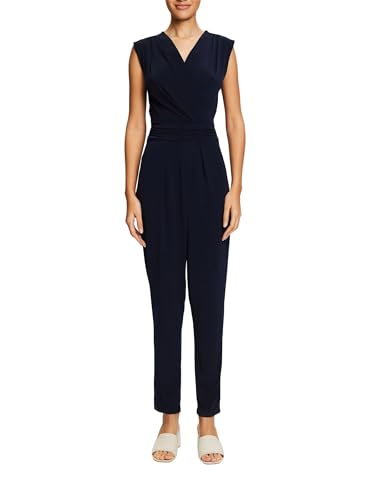 ESPRIT Collection Damen Jumpsuit 997eo1l800, Navy, S