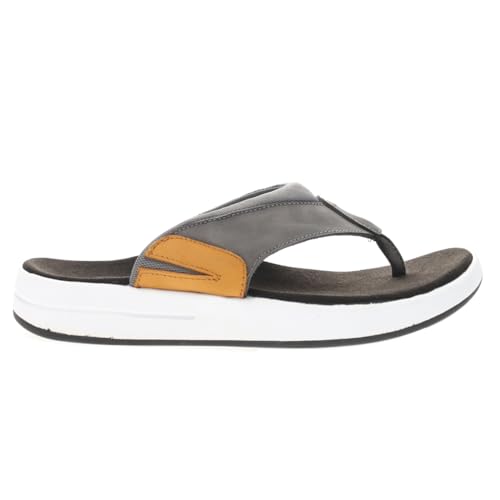 Image of Propet Mens Easton Flip Flops Casual Sandals Casual - Blue