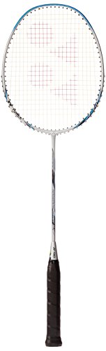 YONEX Nanoray Light 4i Strung Badminton Racquet (White/Blue, G4, 75-79.9 Grams, 24 lbs)