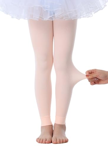 Girls Tights for Ballet Dance School Students Super Soft Stockings Leggings (Toddler/Kids)4