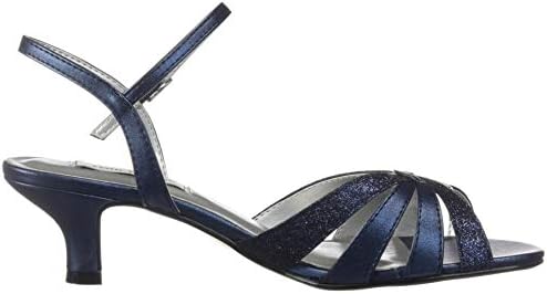 Touch Ups Women's Jane Heeled Sandal, Navy Glitter, 12 Wide | Image 5