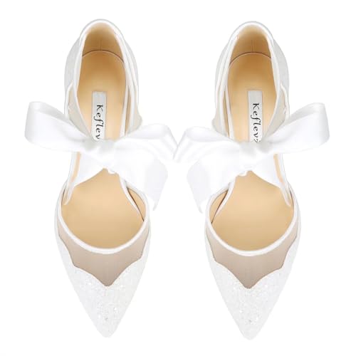 Sequin Glitter Wedding Shoes for Bride Closed Toe Bridal Shoes Wedding Heels Women Party Shoes2